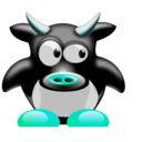 download Tux Vache V1 1 clipart image with 135 hue color