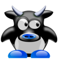download Tux Vache V1 1 clipart image with 180 hue color