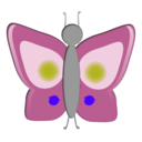 download Mariposa Butterfly clipart image with 135 hue color
