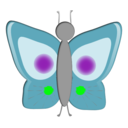 download Mariposa Butterfly clipart image with 0 hue color