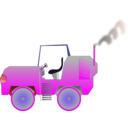 download Asfalt Compactor clipart image with 180 hue color