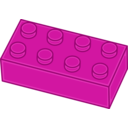 download Green Lego Brick clipart image with 225 hue color