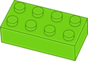 Green Lego Brick