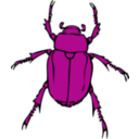download Chafer Bug clipart image with 270 hue color