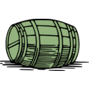 download Large Barrel clipart image with 45 hue color
