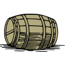 download Large Barrel clipart image with 0 hue color