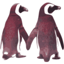 download Tux Love clipart image with 135 hue color