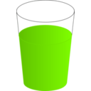 download Drinking Glass With Red Punch 01 clipart image with 90 hue color