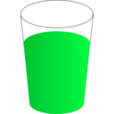 download Drinking Glass With Red Punch 01 clipart image with 135 hue color