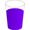 download Drinking Glass With Red Punch 01 clipart image with 270 hue color
