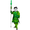 download Yeoman Of The Guard clipart image with 90 hue color