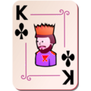 download Ornamental Deck King Of Clubs clipart image with 315 hue color