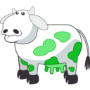 download Colour Cow 3 clipart image with 90 hue color