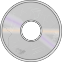 download More Obviously Damaged Compact Disc clipart image with 90 hue color