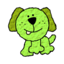 download Doggie clipart image with 45 hue color