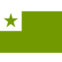 download Esperanto Flag clipart image with 315 hue color