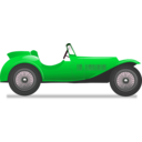 download Vintage Race Car clipart image with 135 hue color