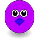 download Funny Chick Face Cartoon clipart image with 225 hue color
