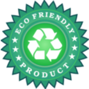 download Ecology Friendly Product Sticker clipart image with 45 hue color