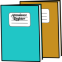 download Attendance Register clipart image with 180 hue color