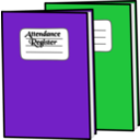 download Attendance Register clipart image with 270 hue color