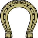 download Horseshoe clipart image with 0 hue color