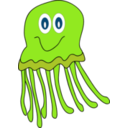 download Yellow Jellyfish clipart image with 45 hue color