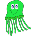download Yellow Jellyfish clipart image with 90 hue color