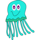 download Yellow Jellyfish clipart image with 135 hue color