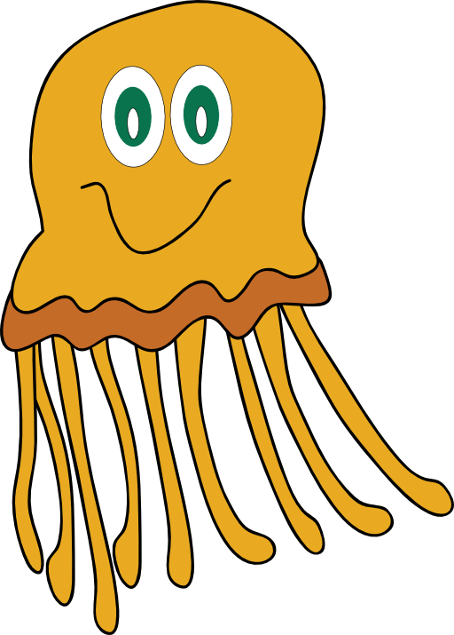 jellyfish moving clipart - photo #11