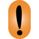 download Exclamation Mark Icon clipart image with 0 hue color