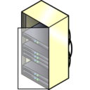 download Servers clipart image with 0 hue color