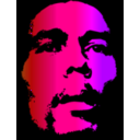 download Bob Marley clipart image with 270 hue color