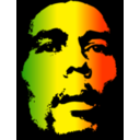 download Bob Marley clipart image with 0 hue color
