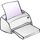 download Inkjet Printer clipart image with 90 hue color
