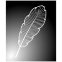 download Feather clipart image with 0 hue color