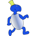 download Tortue2 clipart image with 180 hue color