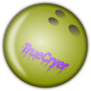 download My Bowling Ball clipart image with 270 hue color