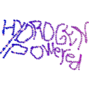 download Unsprayed Graffiti Hydrogen Powered clipart image with 180 hue color