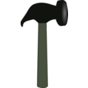 download Hammer 1 clipart image with 180 hue color