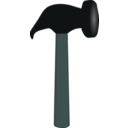download Hammer 1 clipart image with 270 hue color
