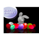 download Happy Easter clipart image with 315 hue color