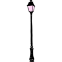 download Street Lantern Old clipart image with 270 hue color