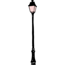 download Street Lantern Old clipart image with 315 hue color