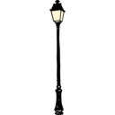 download Street Lantern Old clipart image with 0 hue color
