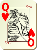 Guyenne Deck Queen Of Hearts