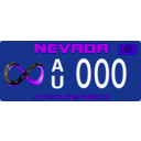 download Vehicle Registration Plate clipart image with 225 hue color