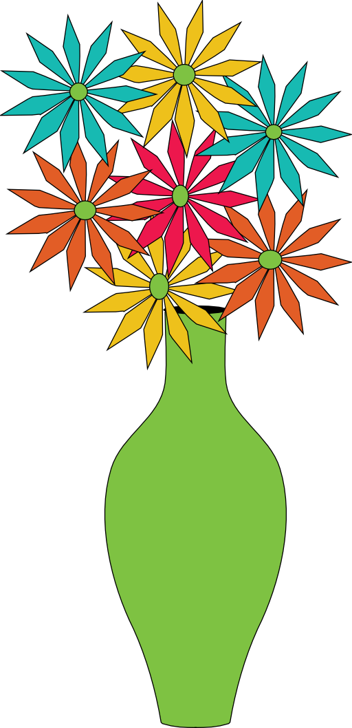 Vase Of Flowers Clipart I2clipart Royalty Free Public Domain Clipart