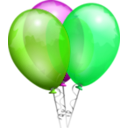 download Balloons Aj clipart image with 90 hue color