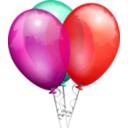 download Balloons Aj clipart image with 315 hue color